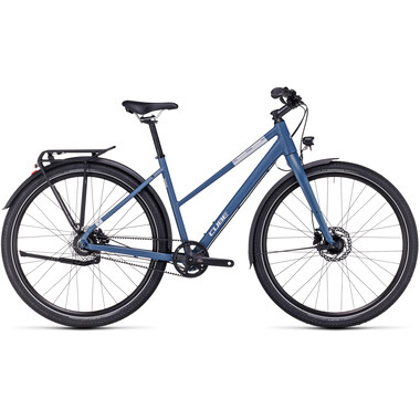 Bicicleta de senderismo CUBE TRAVEL PRO TRAPEZ Azul 2023 0